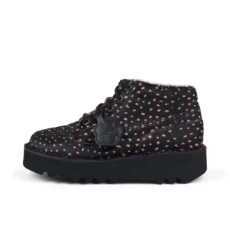 Παιδικά Unisex Kick Hi Stack Spot Leather Black