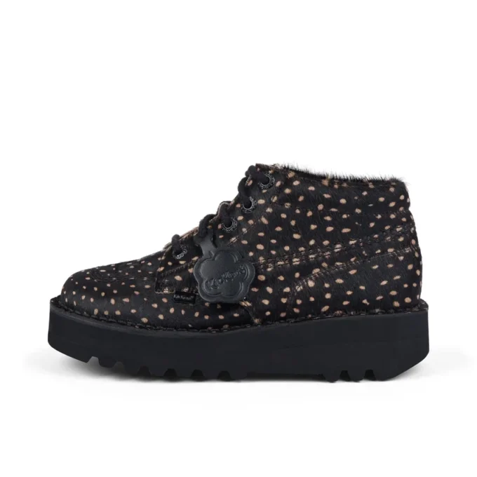 Παιδικά Unisex Kick Hi Stack Spot Leather Black