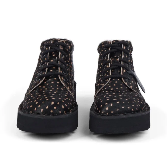 Παιδικά Unisex Kick Hi Stack Spot Leather Black