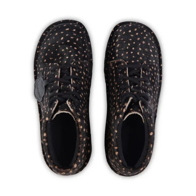 Παιδικά Unisex Kick Hi Stack Spot Leather Black