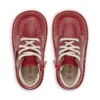 Παιδικά Unisex Kick Hi Zip Δέρμα Κόκκινο
