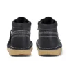 Παιδικά Unisex Kick Hi Zip Δέρμα Μαύρο/Λευκό