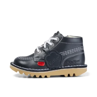 Παιδικά Unisex Kick Hi Zip Δέρμα Ναυτικό