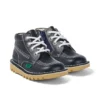 Παιδικά Unisex Kick Hi Zip Δέρμα Ναυτικό