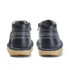Παιδικά Unisex Kick Hi Zip Δέρμα Ναυτικό