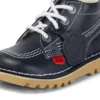 Παιδικά Unisex Kick Hi Zip Δέρμα Ναυτικό