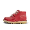 Παιδικά Unisex Kick Hi Zip Leather Alternative Κόκκινα