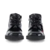 Παιδικά Unisex Kick Hi Zip Λουστρίνι Μαύρα