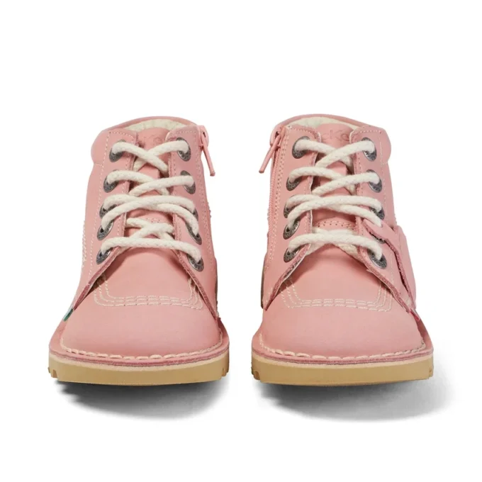 Παιδικά Unisex Kick Hi Zip Nubuck Ανοιχτό ροζ
