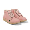 Παιδικά Unisex Kick Hi Zip Nubuck Ανοιχτό ροζ