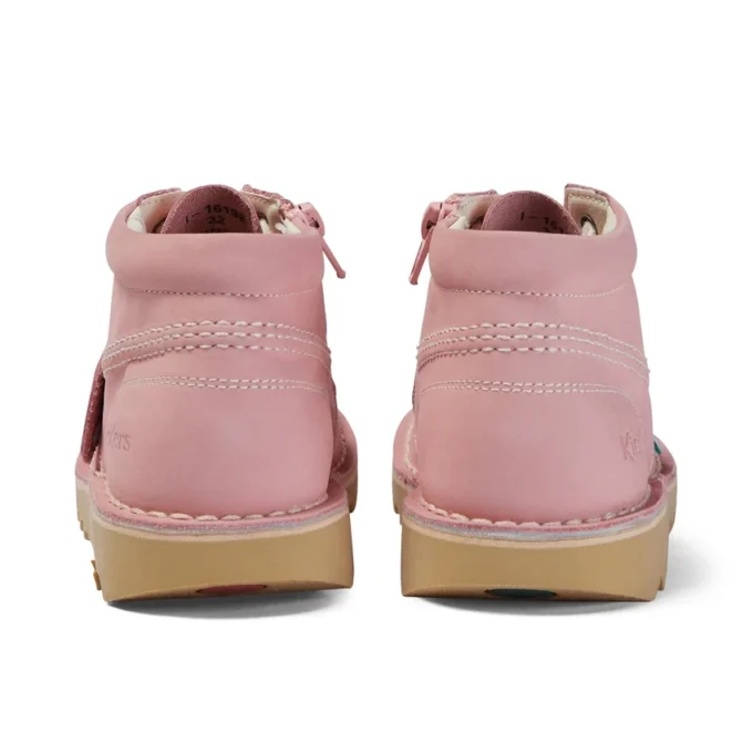 Παιδικά Unisex Kick Hi Zip Nubuck Ανοιχτό ροζ