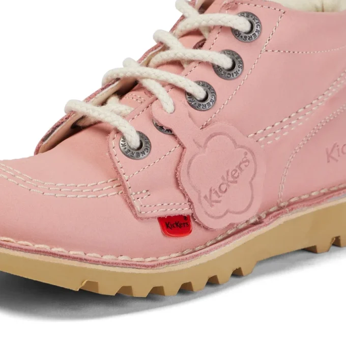 Παιδικά Unisex Kick Hi Zip Nubuck Ανοιχτό ροζ