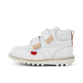 Παιδικό Unisex Kick Hi Roll Δέρμα Λευκό