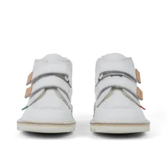 Παιδικό Unisex Kick Hi Roll Δέρμα Λευκό