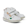Παιδικό Unisex Kick Hi Roll Δέρμα Λευκό
