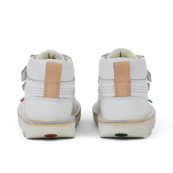 Παιδικό Unisex Kick Hi Roll Δέρμα Λευκό