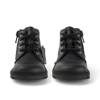 Παιδικό Unisex Kick Hi Zip Δέρμα Alternative Μαύρο