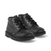 Παιδικό Unisex Kick Hi Zip Δέρμα Alternative Μαύρο Παιδικό Unisex Kick Hi Zip Δέρμα Alternative Μαύρο