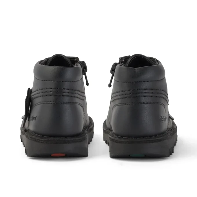 Παιδικό Unisex Kick Hi Zip Δέρμα Alternative Μαύρο Παιδικό Unisex Kick Hi Zip Δέρμα Alternative Μαύρο