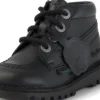Παιδικό Unisex Kick Hi Zip Δέρμα Alternative Μαύρο Παιδικό Unisex Kick Hi Zip Δέρμα Alternative Μαύρο