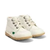 Παιδικό Unisex Kick Hi Zip Leather Alternative Λευκό Παιδικό Unisex Kick Hi Zip Leather Alternative Λευκό