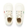 Παιδικό Unisex Kick Hi Zip Leather Alternative Λευκό Παιδικό Unisex Kick Hi Zip Leather Alternative Λευκό