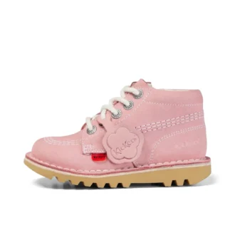 Παιδικό Unisex Kick Hi Zip Nubuck Ανοιχτό ροζ