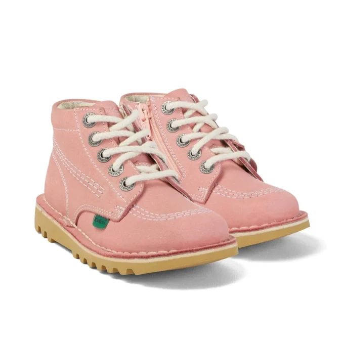 Παιδικό Unisex Kick Hi Zip Nubuck Ανοιχτό ροζ Παιδικό Unisex Kick Hi Zip Nubuck Ανοιχτό ροζ