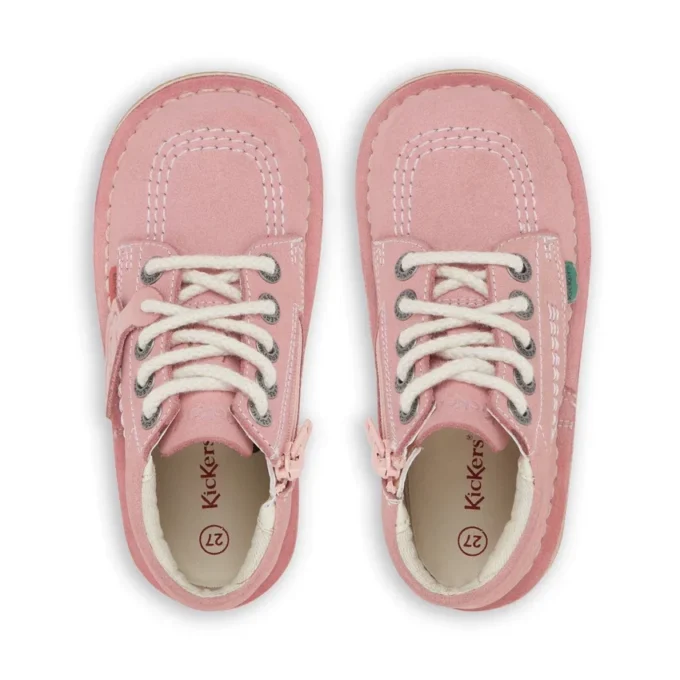 Παιδικό Unisex Kick Hi Zip Nubuck Ανοιχτό ροζ Παιδικό Unisex Kick Hi Zip Nubuck Ανοιχτό ροζ