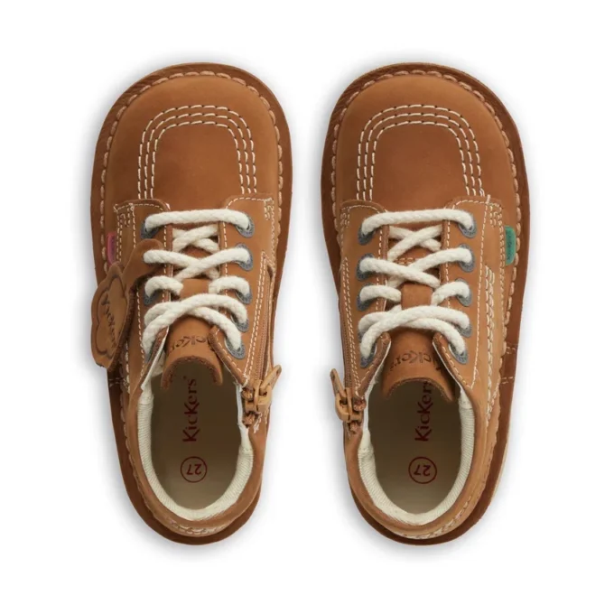 Παιδικό Unisex Kick Hi Zip Nubuck Μπεζ Παιδικό Unisex Kick Hi Zip Nubuck Μπεζ