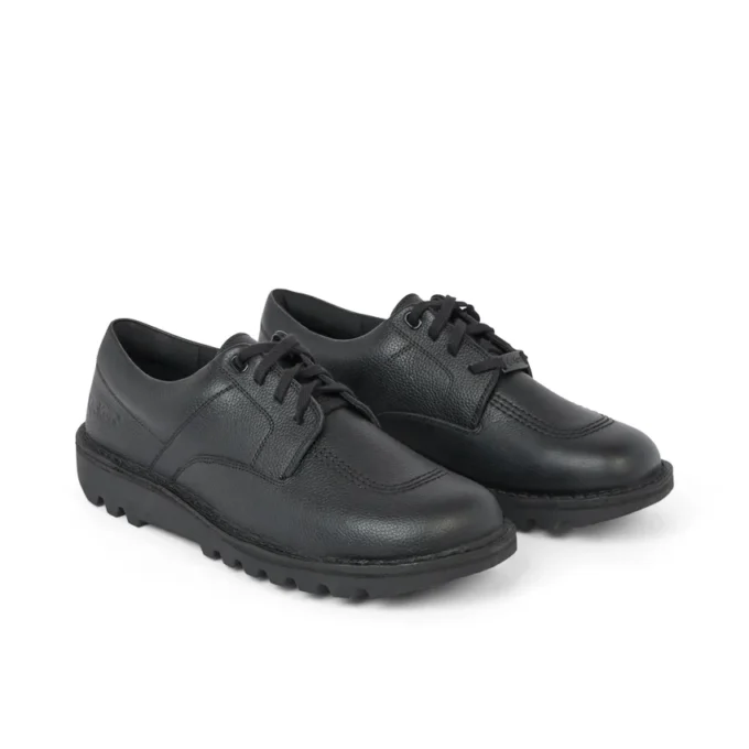 Παιδικό Unisex Kick Παπούτσι Tumble Leather Black Παιδικό Unisex Kick Παπούτσι Tumble Leather Black