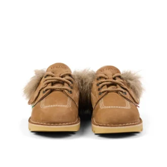 Παντόφλα Kick Mule Fur Mains Tan για ενήλικες, Unisex