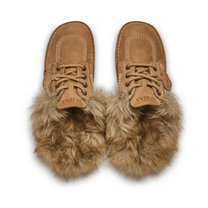 Παντόφλα Kick Mule Fur Mains Tan για ενήλικες, Unisex Παντόφλα Kick Mule Fur Mains Tan για ενήλικες, Unisex