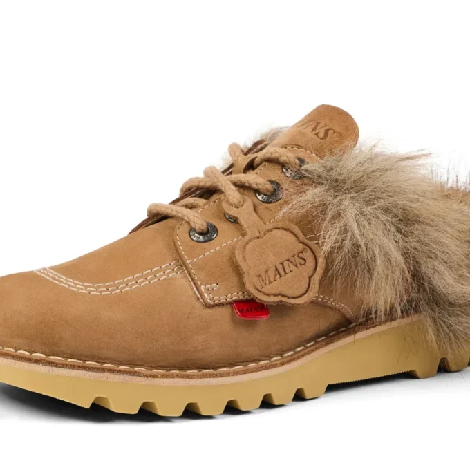 Παντόφλα Kick Mule Fur Mains Tan για ενήλικες, Unisex Παντόφλα Kick Mule Fur Mains Tan για ενήλικες, Unisex
