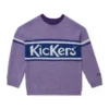 Πλεκτό πουλόβερ Kickers με λογότυπο στο στήθος για ενήλικες, μοβ Πλεκτό πουλόβερ Kickers με λογότυπο στο στήθος για ενήλικες, μοβ