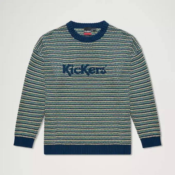 Πλεκτό πουλόβερ Kickers με λογότυπο στο στήθος, για ενήλικες, Unisex, Ποικιλία χρωμάτων Πλεκτό πουλόβερ Kickers με λογότυπο στο στήθος, για ενήλικες, Unisex, Ποικιλία χρωμάτων