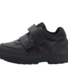 Stomper Mid Leather Black για μικρά αγόρια