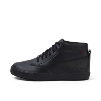 Tovni Tumble Hi Leather Black για ενήλικες, Unisex