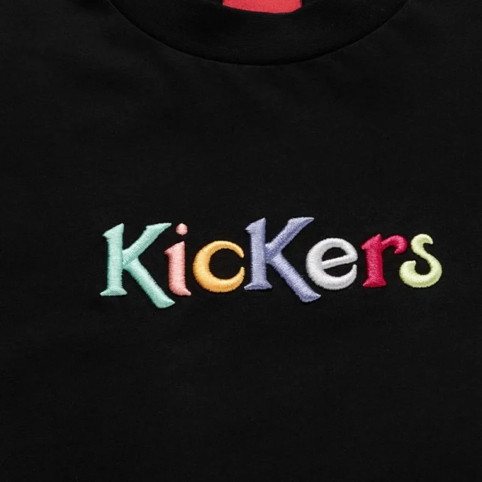 Unisex μπλουζάκι Kickers Classic με κοντά μανίκια για ενήλικες Μαύρο Unisex μπλουζάκι Kickers Classic με κοντά μανίκια για ενήλικες Μαύρο