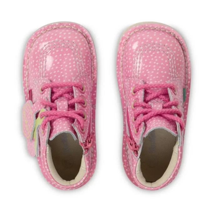 Βρεφικά Unisex Kick Hi Fruit Λουστρίνι Ροζ