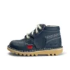 Βρεφικά Unisex Kick Hi Zip Leather Alternative Navy
