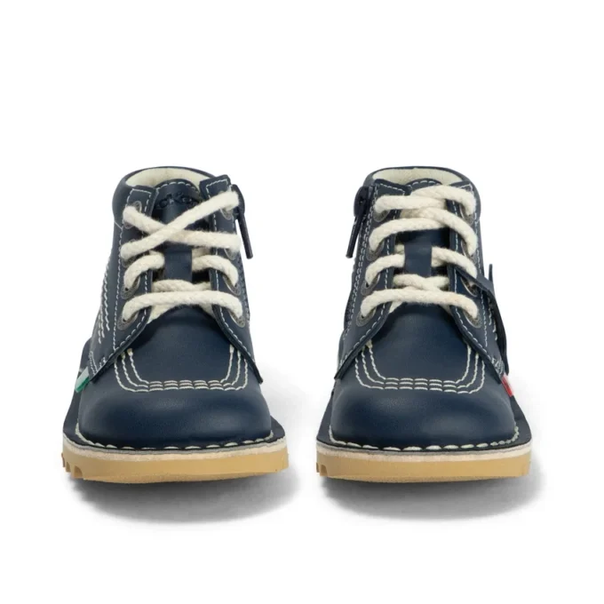 Βρεφικά Unisex Kick Hi Zip Leather Alternative Navy