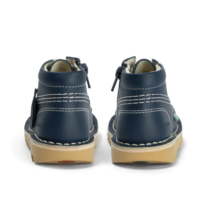 Βρεφικά Unisex Kick Hi Zip Leather Alternative Navy