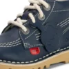 Βρεφικά Unisex Kick Hi Zip Leather Alternative Navy
