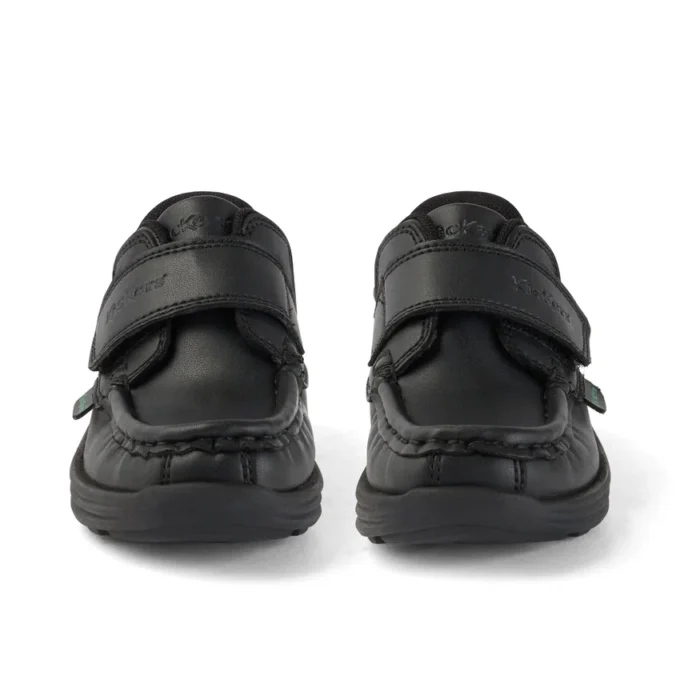 Βρεφικά Unisex Reasan Strap Leather Alternative Μαύρα