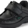 Βρεφικά Unisex Reasan Strap Leather Alternative Μαύρα
