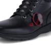 Youth Unisex Kelland Hi Leather Black