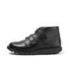 Youth Unisex Kick Hi Vel Leather Black Youth Unisex Kick Hi Vel Leather Black