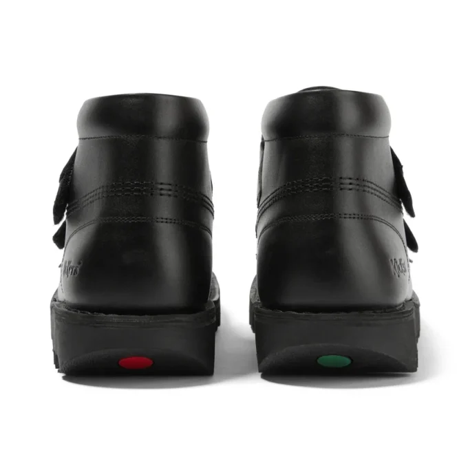 Youth Unisex Kick Hi Vel Leather Black Youth Unisex Kick Hi Vel Leather Black