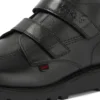 Youth Unisex Kick Hi Vel Leather Black Youth Unisex Kick Hi Vel Leather Black